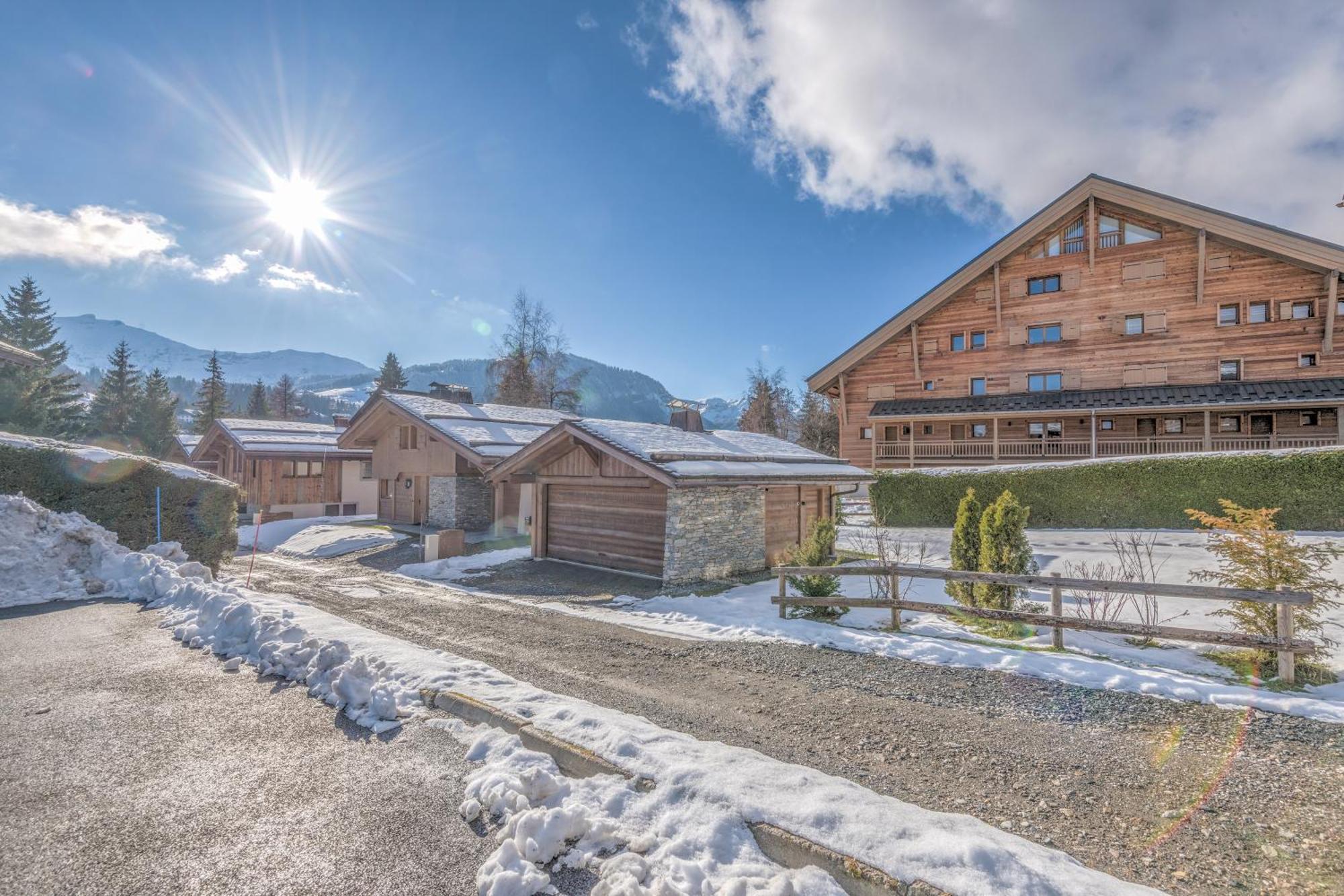 Arboreve - Station De Ski A Pied Vue Montagne Megève Exteriör bild