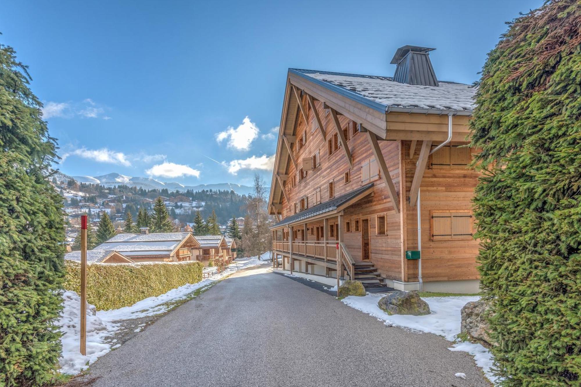 Arboreve - Station De Ski A Pied Vue Montagne Megève Exteriör bild